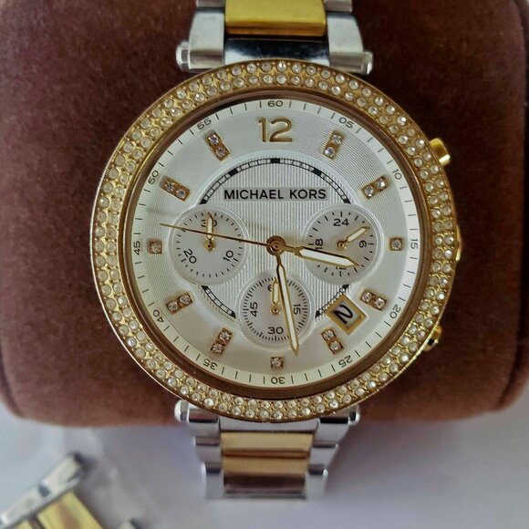 Michael Kors  MK5626 Chronograph Parker Two-tone Stainless Steel Women\'s Watch